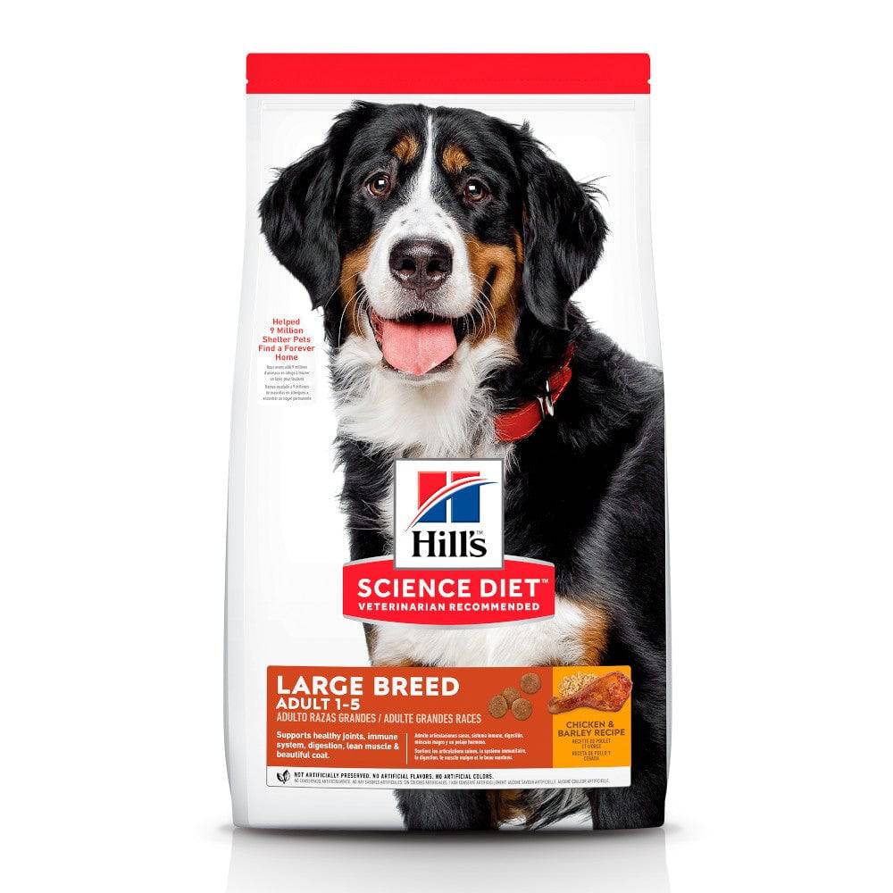 Hill's Science Diet Adult Large Breed, alimento saludable para perro razas grandes 20.4Kg