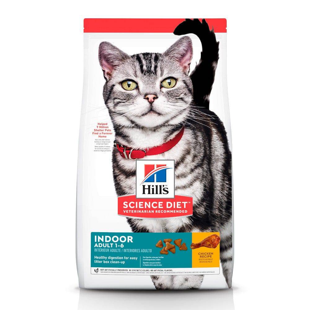 Hill's Science Diet Adult Indoor, alimento saludable para gato adulto de interiores 1.6Kg
