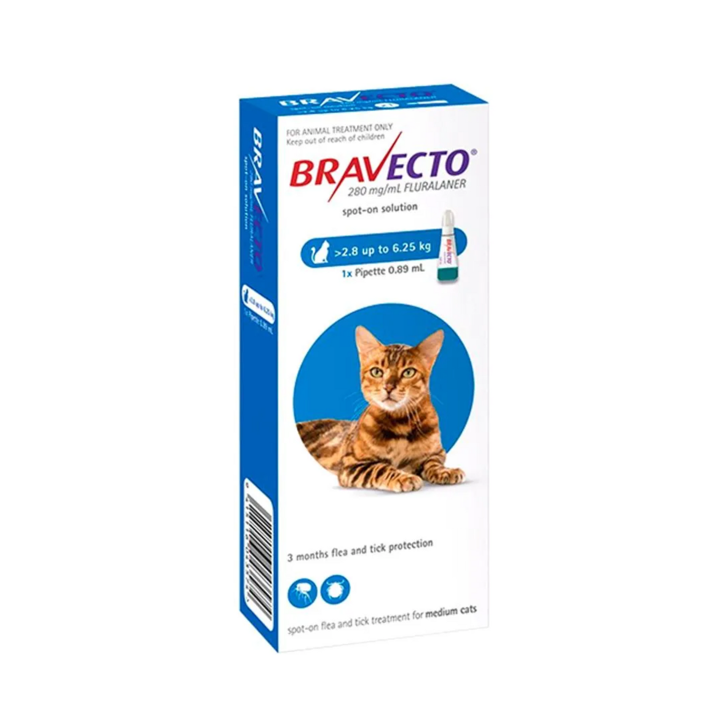 Bravecto Spot On Gato 250 mg