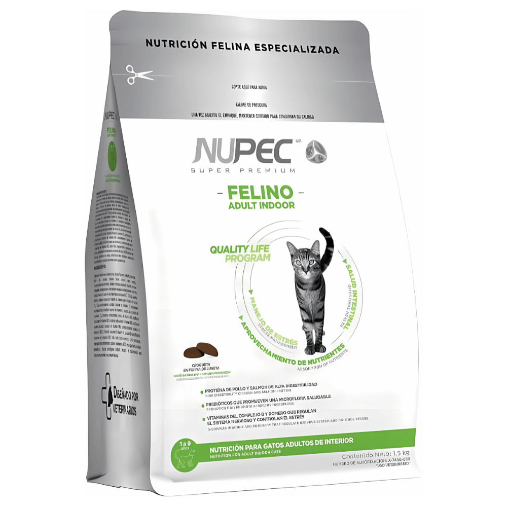 Nupec Felino Adulto Indoor 1.5 Kg