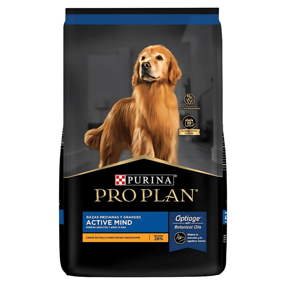 Pro Plan Perro Senior Active Mind Razas Medianas y Grandes 10 Kg