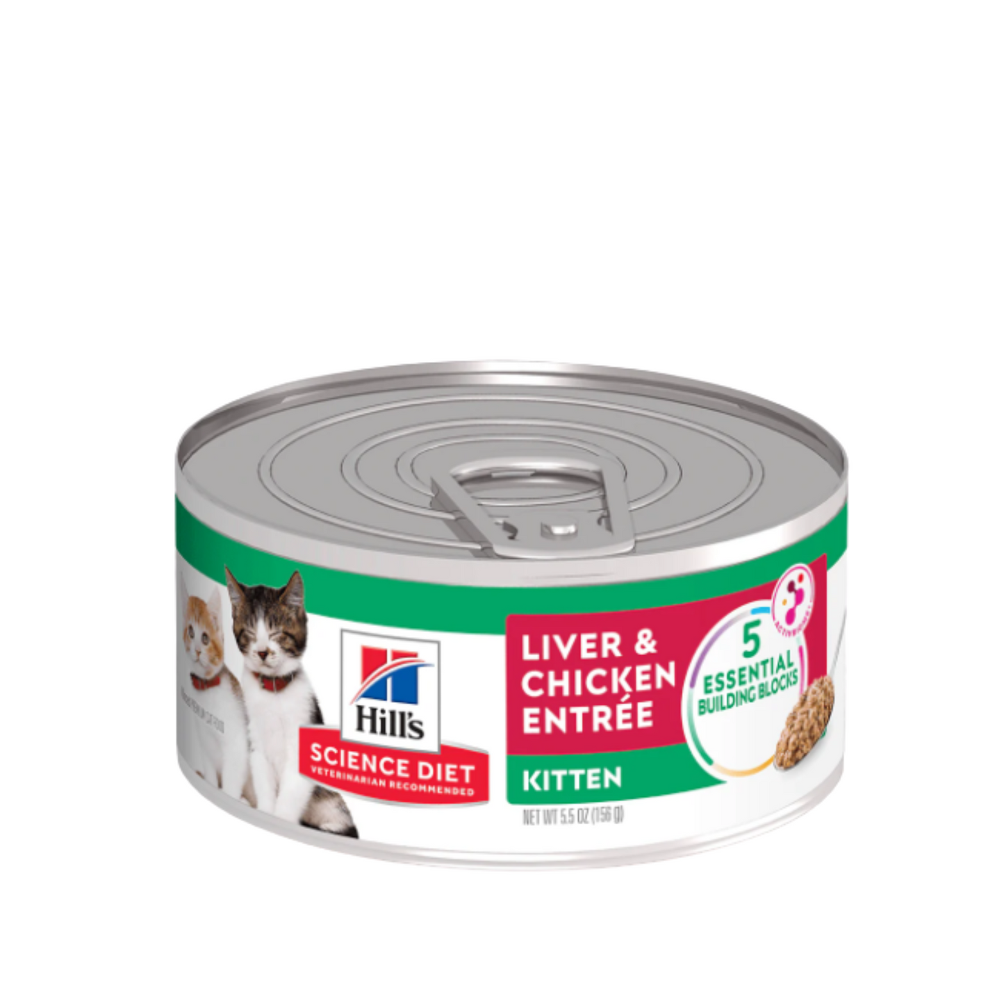 1 Lata Hill's Science Diet Kitten, alimento saludable húmedo en lata para gatitos 156g