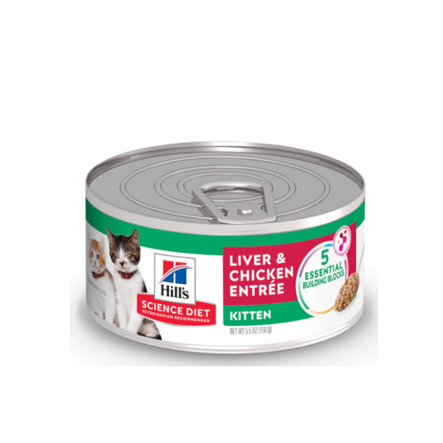 24 Latas Hill's Science Diet Kitten, alimento saludable húmedo en lata para gatitos 156g