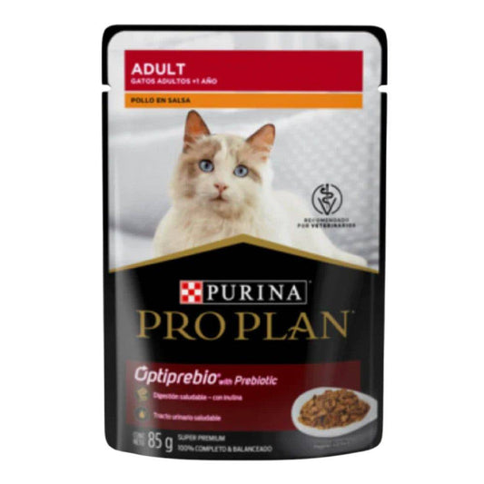 Pro Plan 24 Pouches Gato Adulto de Pollo 85 gr