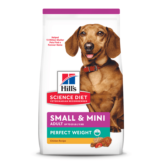Hill's Science Diet Small & Mini Perfect Weight, alimento control de peso perro adulto raza pequeña 5.7Kg