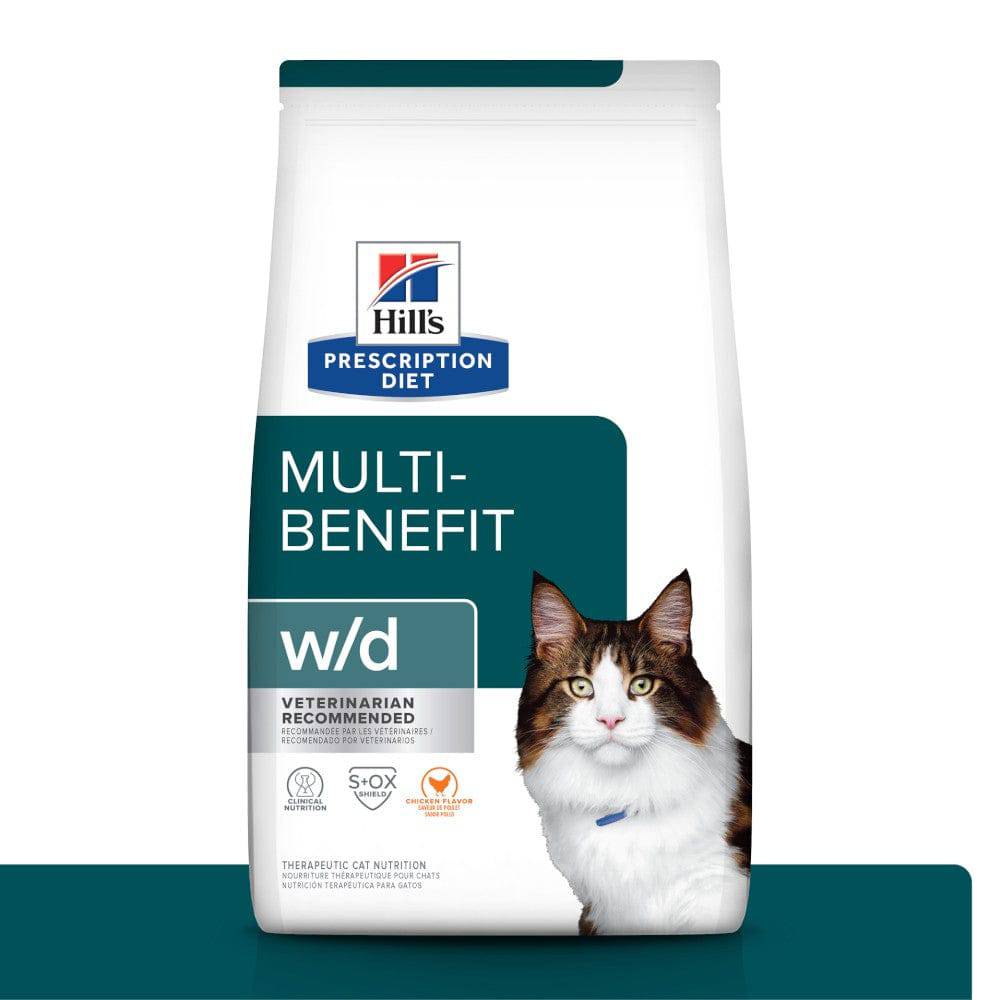 Hill's Prescription Diet wd, Manejo Peso Glucosa, para Gato, 3.9 Kg