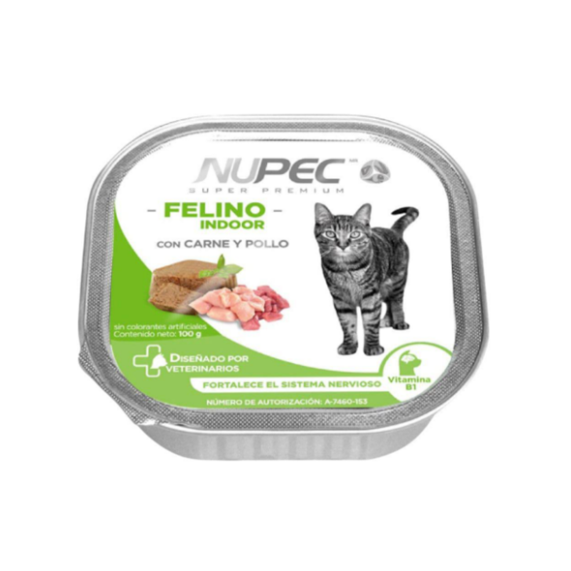 Nupec 1 Lata Alimento Húmedo para Gato Indoor 100 gr