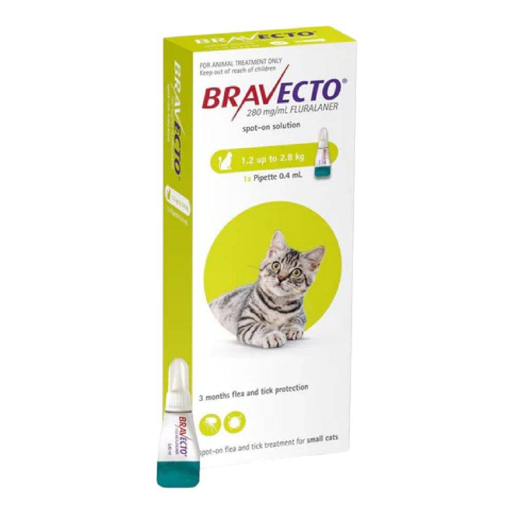 Bravecto para Gatos - Spot On Gato 112.5 mg 1.2 a 2.8 Kg