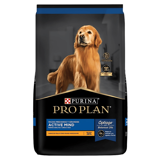 Pro Plan Perro Senior Active Mind Razas Medianas y Grandes 10 Kg