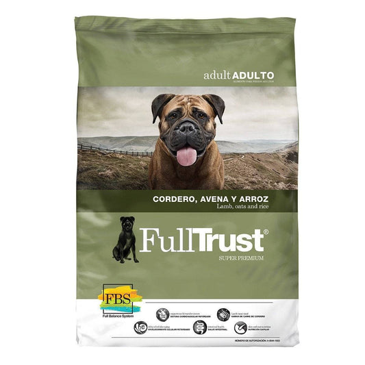 Croquetas FullTrust Perro Adulto Sabor Cordero, Avena y Arroz 8kg