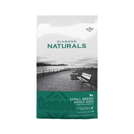 Diamond Naturals Perro Adulto Razas Pequeñas, Cordero y Arroz 2.72 kg