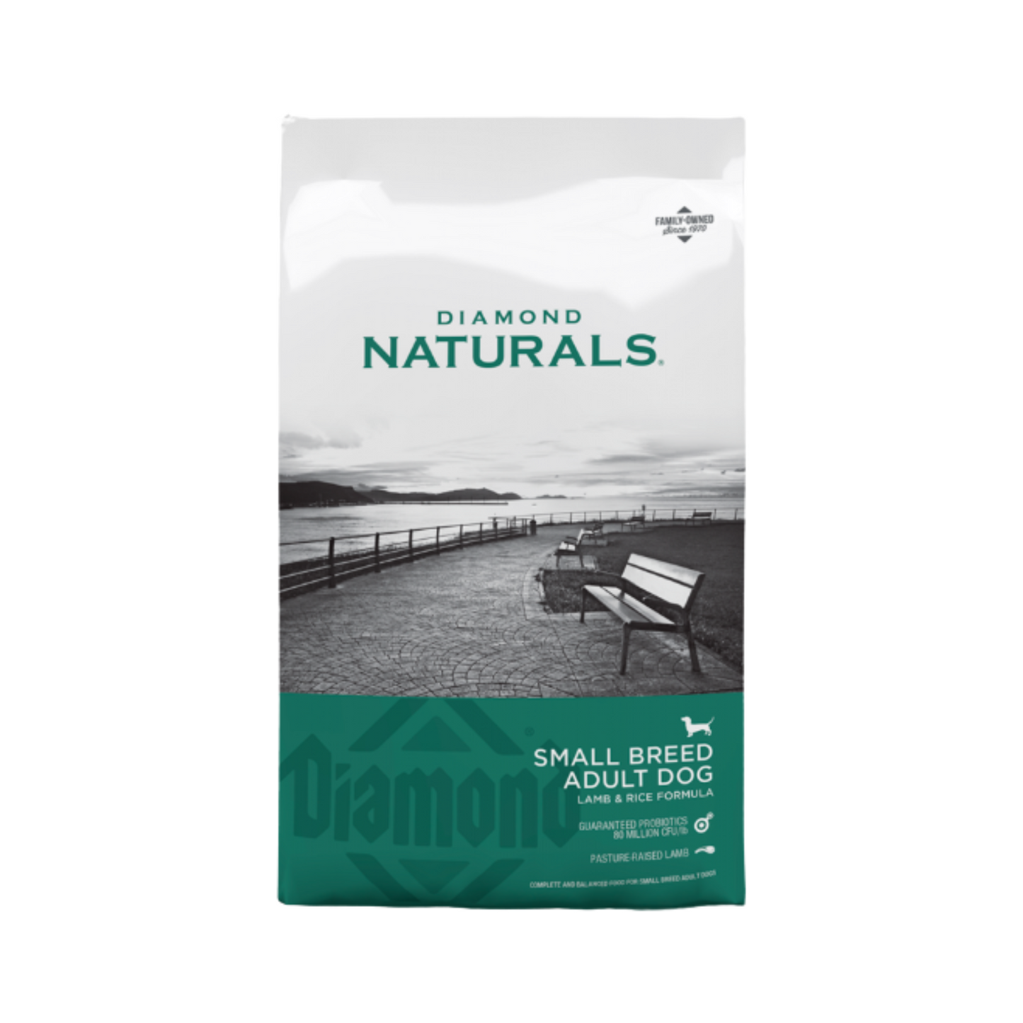Diamond Naturals Perro Adulto Razas Pequeñas, Cordero y Arroz 8.16 kg