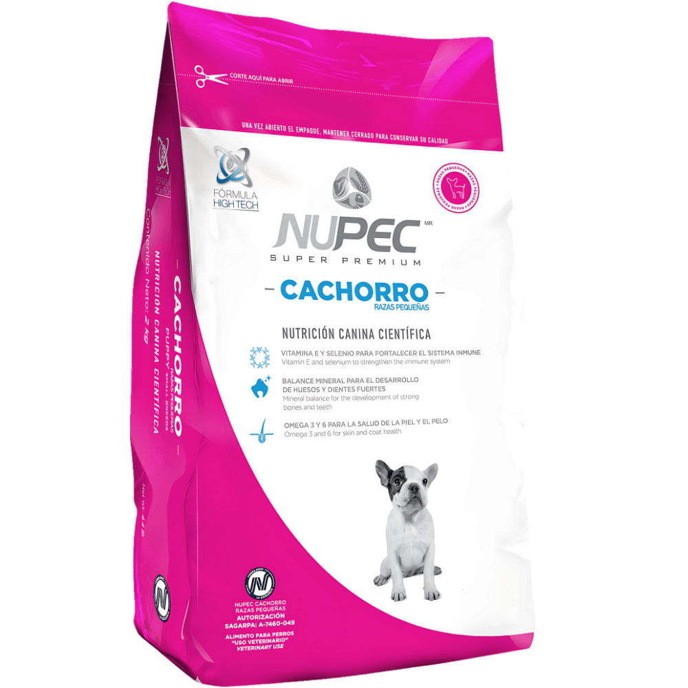 Nupec cachorro razas pequeñas 2kg Alimento para Perro