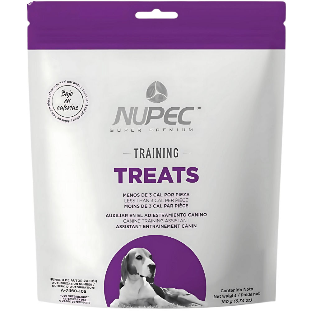 5 Bolsas Treats Nupec Training 180 gr