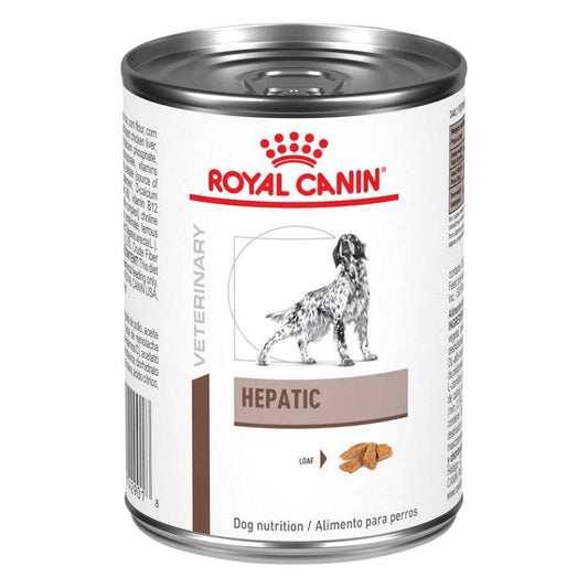 12 Latas Royal Canin Vet Hepatic Alimento Húmedo Paté para Perro Salud Hígado 390 g