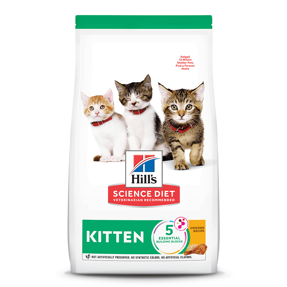 Hill's Science Diet Kitten, alimento saludable para gatitos sabor pollo  1.6Kg