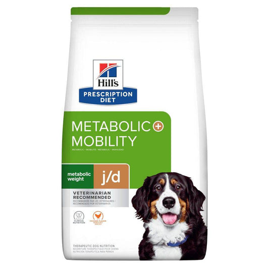 Hill's Metabolic + j/d, Metabolic + Cuidado de Articulaciones para Perro, 10.9 kg