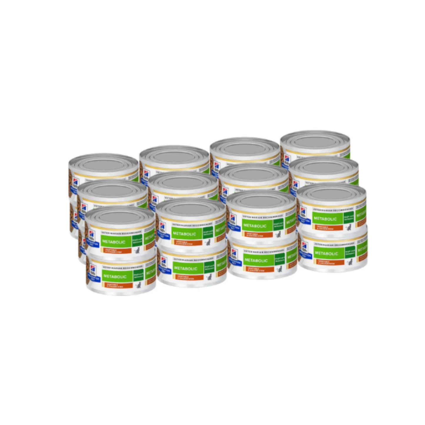 24 Latas Hills Gato Metabolic Prescription Diet Vegetables & Chicken Stew Cat Food 82 g