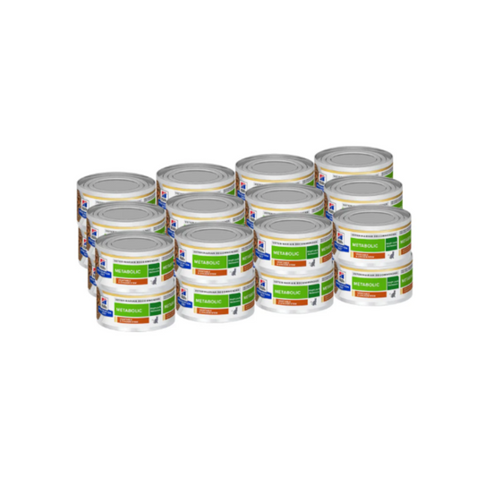 24 Latas Hills Gato Metabolic Prescription Diet Vegetables & Chicken Stew Cat Food 82 g