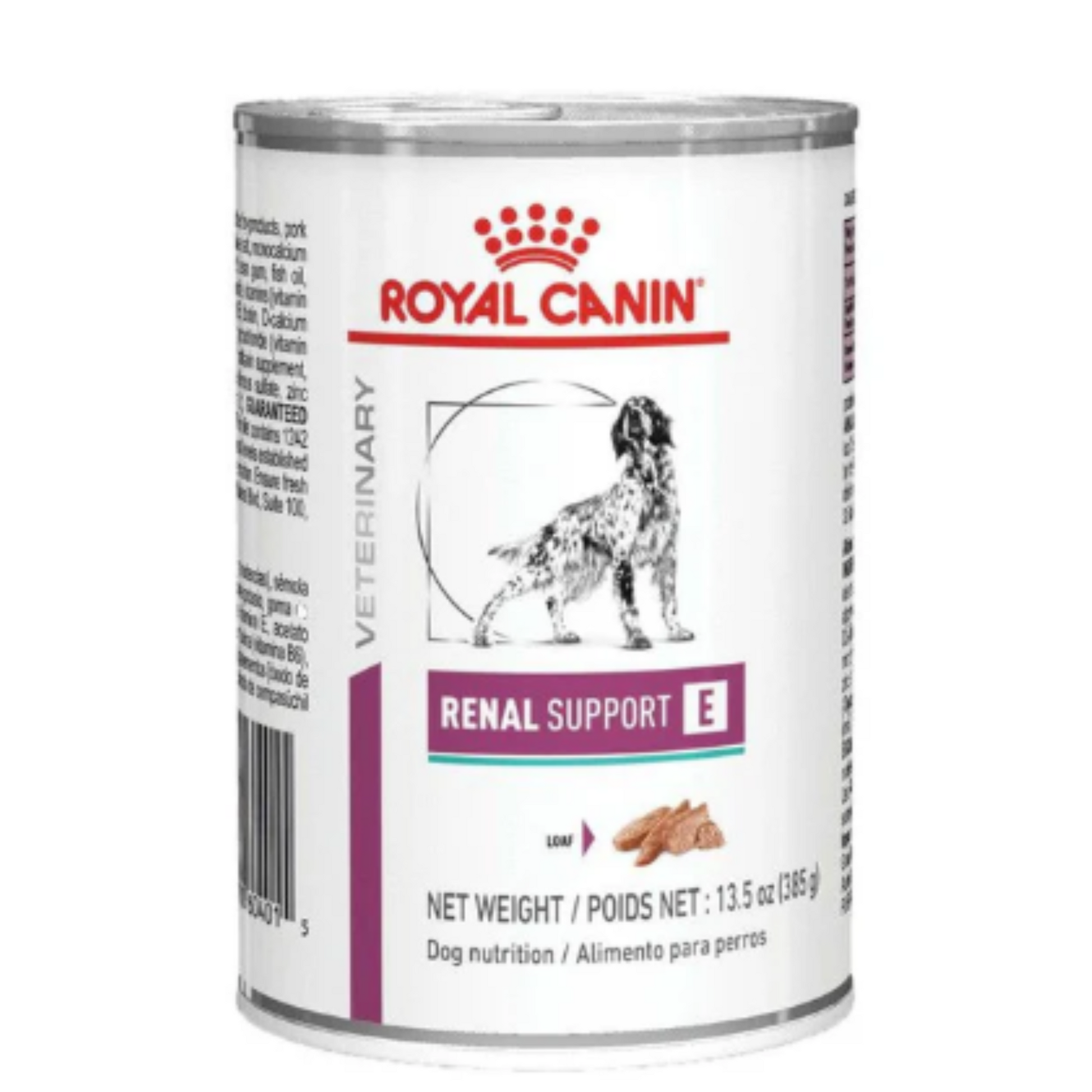 Lata Royal Canin Vet Renal E Alimento Húmedo Paté para Perro Salud Renal 385 g