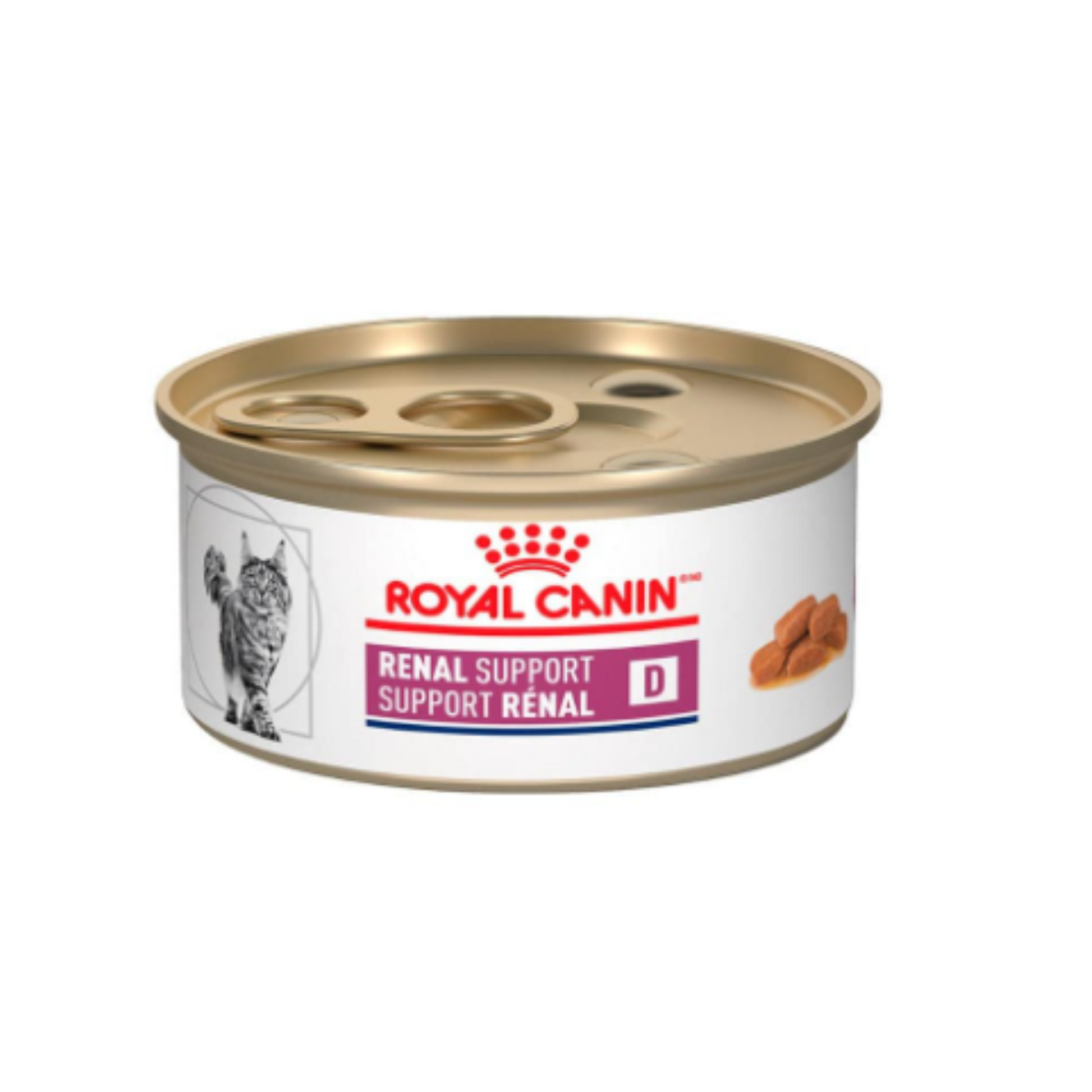 Lata Royal Canin Vet Renal D Alimento Húmedo para Gato Salud Renal 85 g