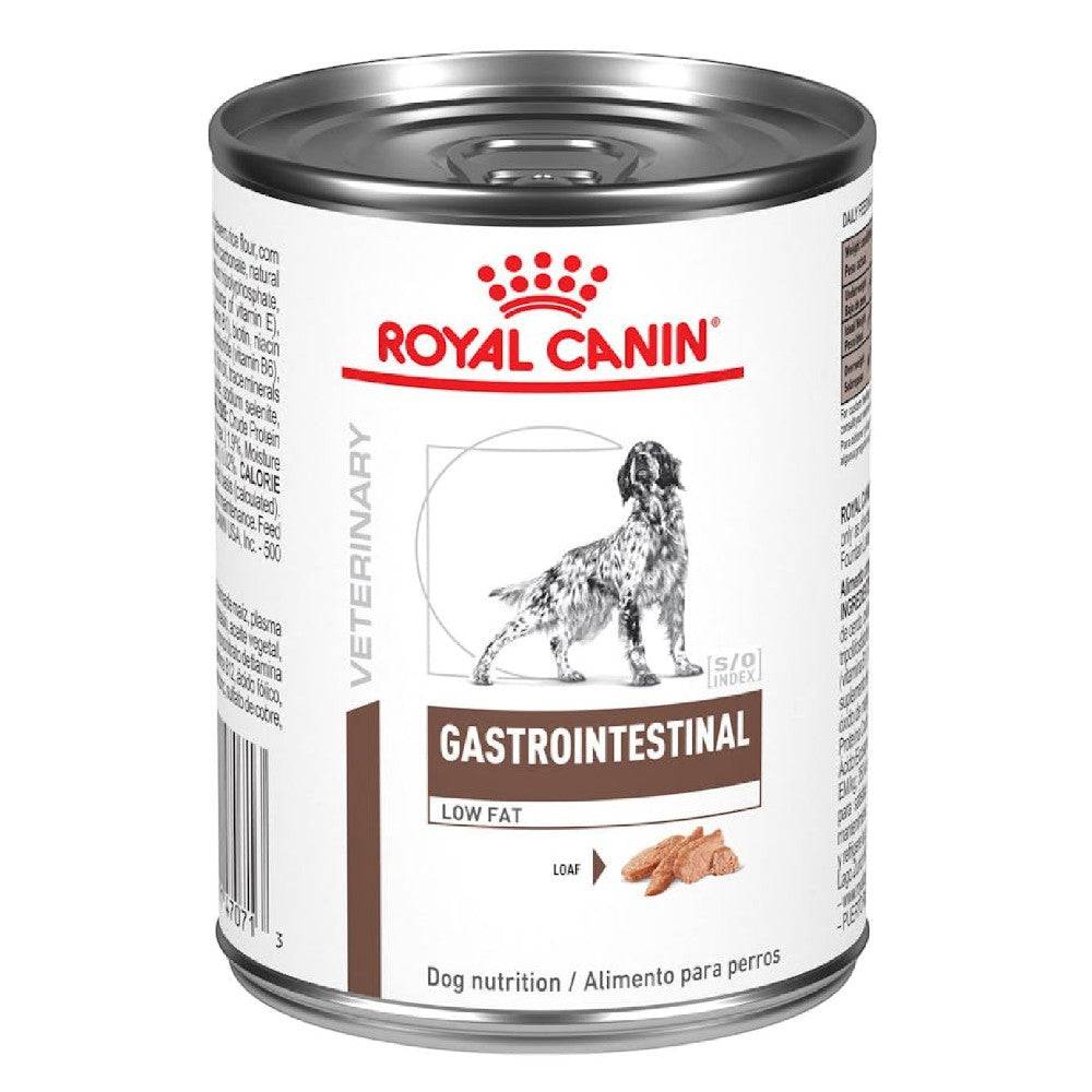 Lata Royal Canin Vet Gastrointestinal Low Fat Perro Salud Digestiva 385 g