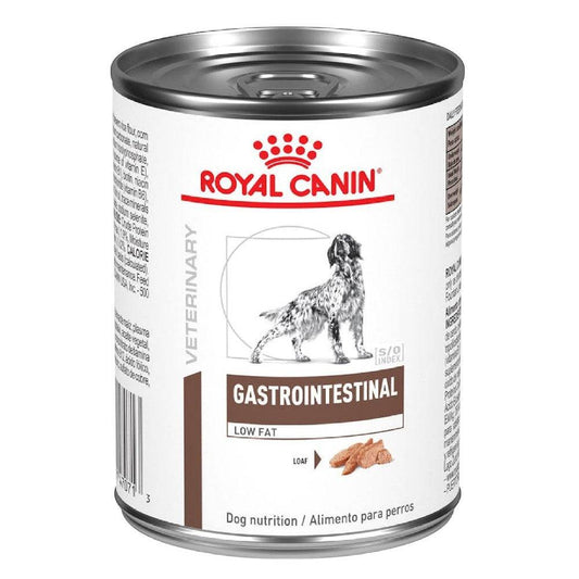 Lata Royal Canin Vet Gastrointestinal Low Fat Perro Salud Digestiva 385 g