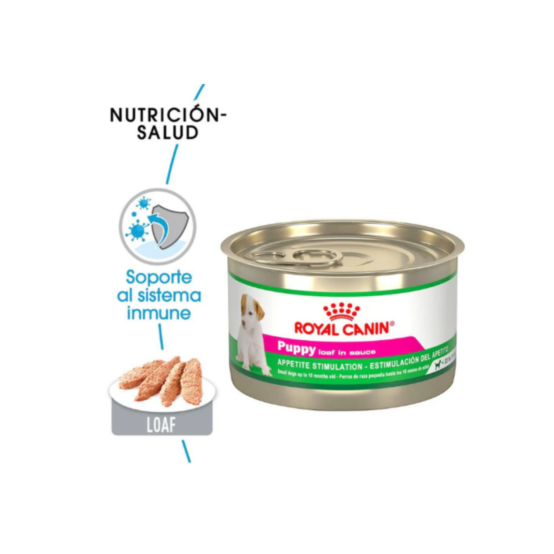 24 Latas Royal Canin wet Puppy Loaf in Sauce 150 gr